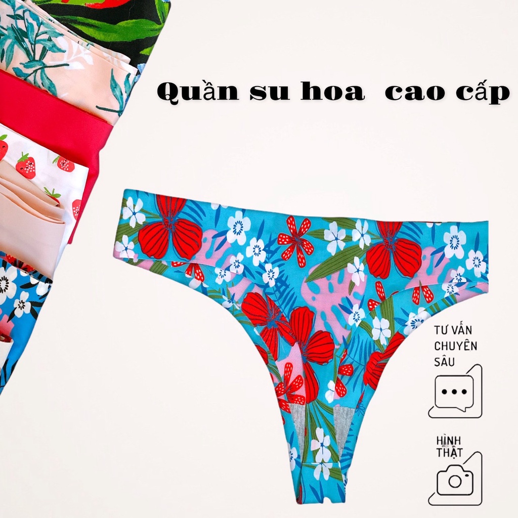 QS013 ♥️ QUẦN LÓT LỌT KHE SIÊU ĐẸP - QUẦN CHÍP SU HOA SEXY - KellyWang
