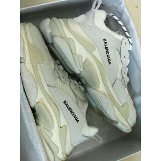 Giầy thể thao sneaker balen trip S trắng nam nữ Hottrend