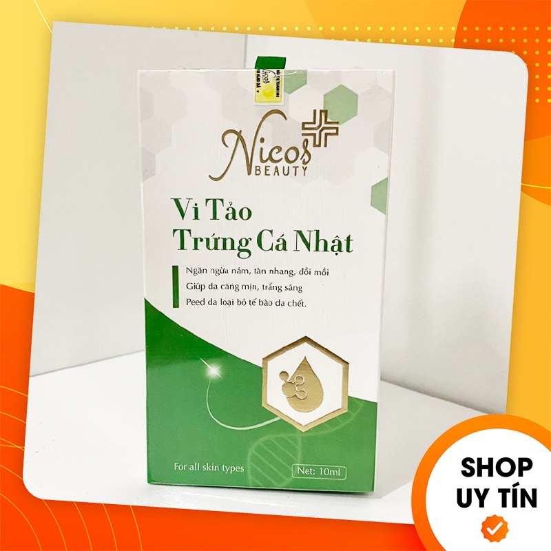[Chính hãng] Vi Tảo Trứng Cá Nhật Nicos Tái Tạo Peel Da Ngừa Lão Hóa Thanh Nhi - Nikos Beauty - 8936177940165