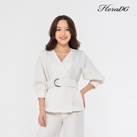 Áo sơ mi kiểu cổ V - HeraDG - SAK20116