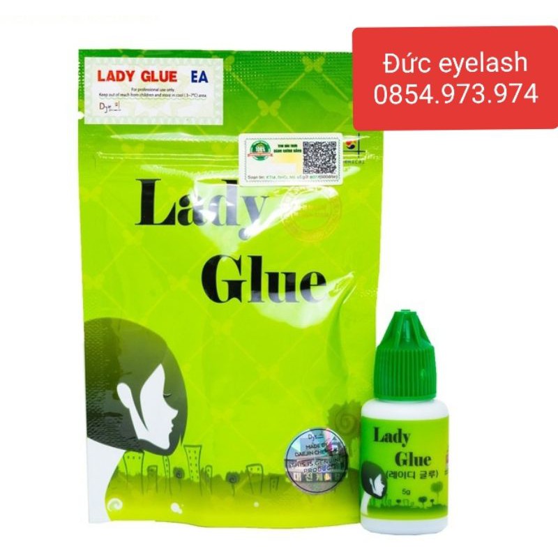 keo nối mi lady xanh - dụng cụ nối mi mr đức