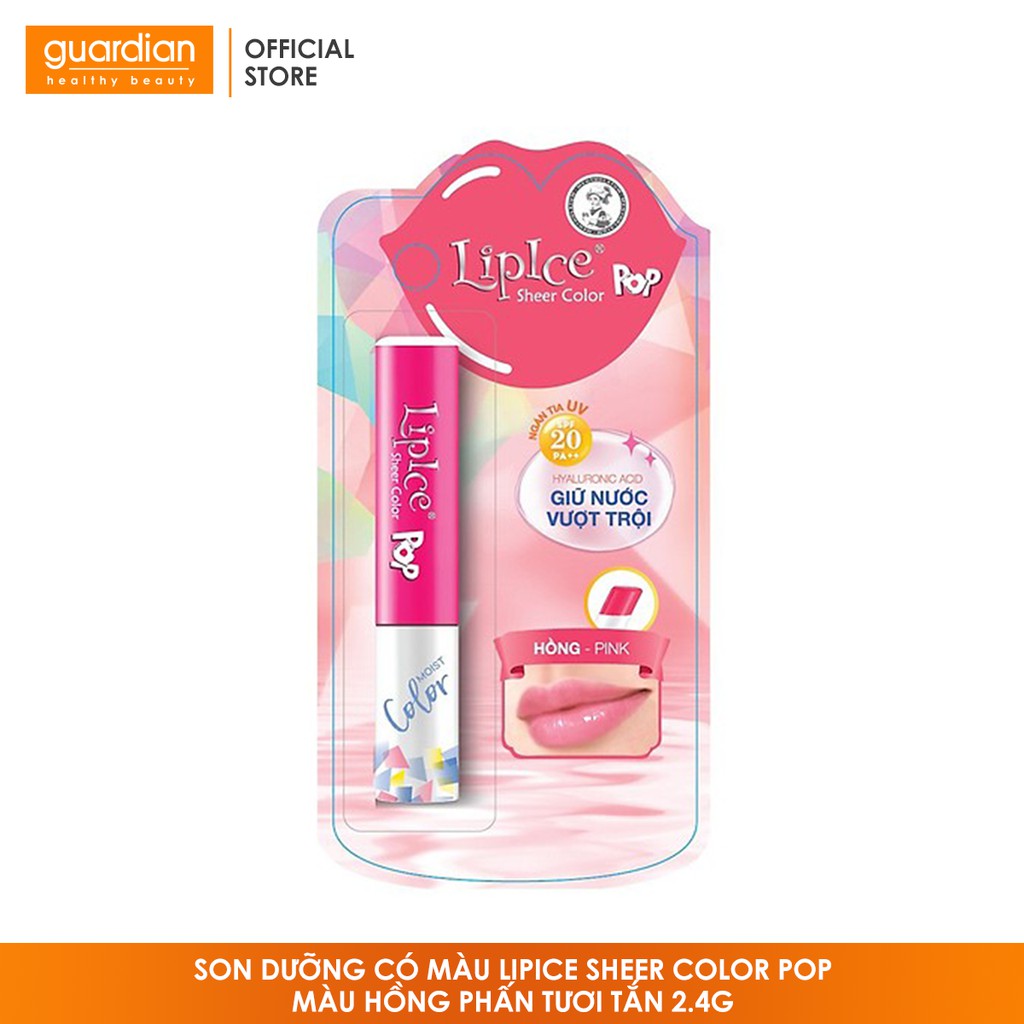Son dưỡng có màu LipIce Sheer Color Pop màu hồng phấn tươi tắn 2.4g | BigBuy360 - bigbuy360.vn