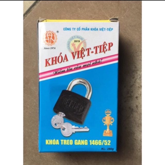 Khoá Việt Tiệp 1466/52 không bấm ( hàng chính hãng )