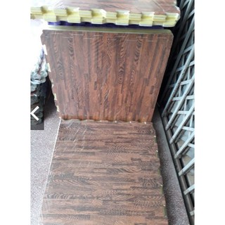 Bộ 6 miếng thảm xốp vân gỗ mẫu mới 2020 kích thước 60x60cm