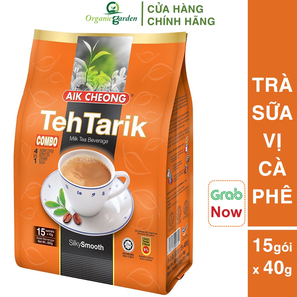 Trà Sữa Teh Tarik Vị Cổ Điển Aik Cheong Malaysia - Teh Tarik Classic 3 In 1 - 600g (15 Gói x 40g)