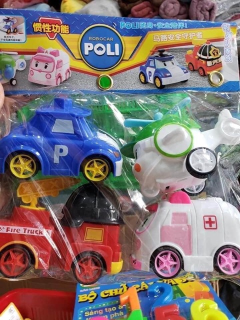 Bộ xe poli 4 cái