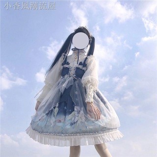 Đầm xòe lolita kiểu dáng dễ thương xinh xắn cho nữ