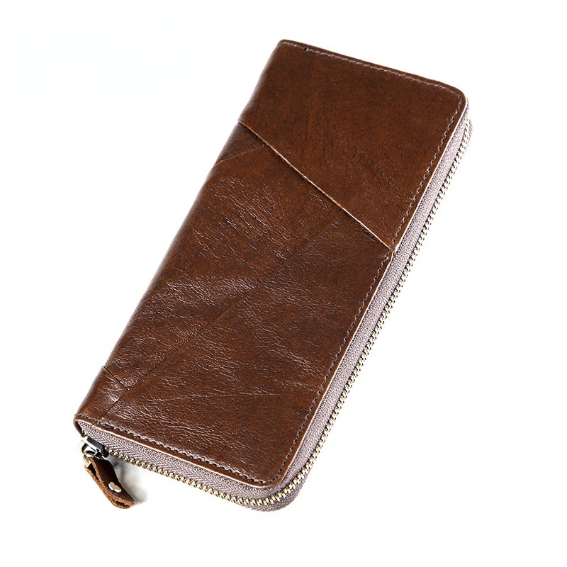 Ví COBBLER LEGEND da thật dáng dài có khóa kéo thời trang cho nữ