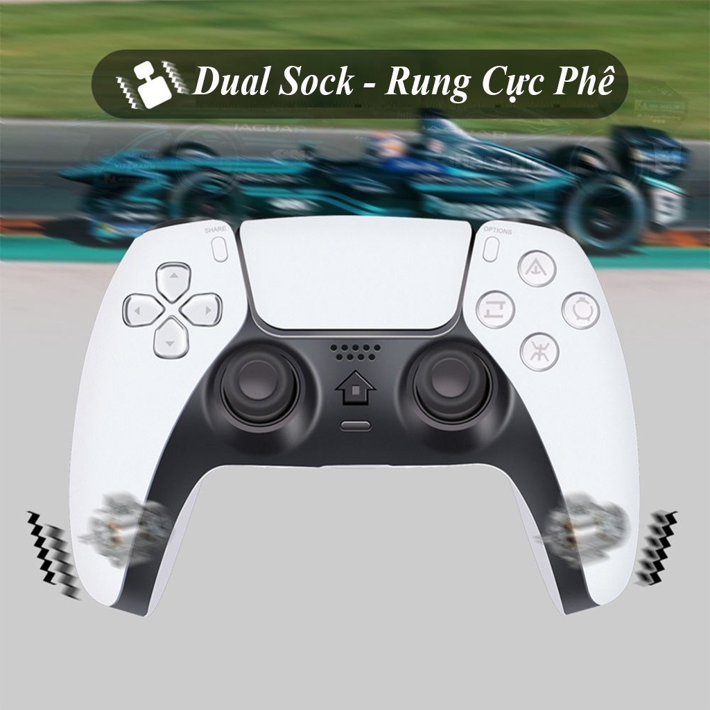 Tay cầm FO4 DualSock chơi game PC - Laptop - Smart phone, Tay cầm chơi game kết nối bluetooth