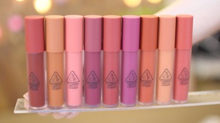 Son kem lì 3CE Soft Lip Lacquer (Có Sẵn)