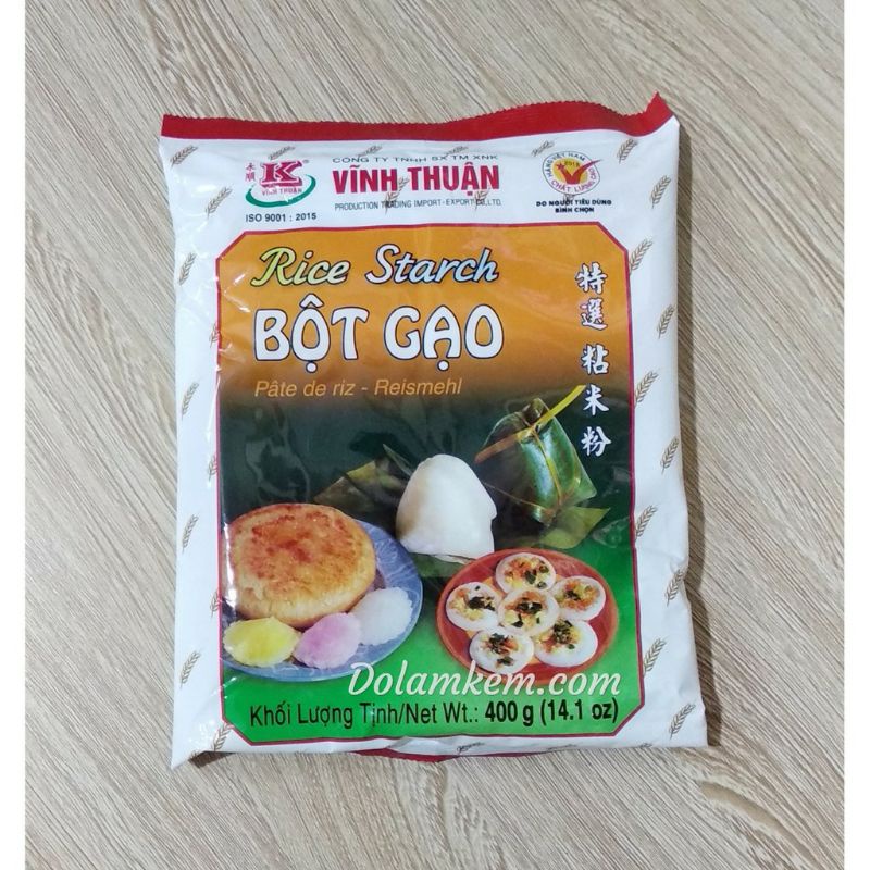 BỘT GẠO VĨNH THUẬN( GÓI 400GRAM)