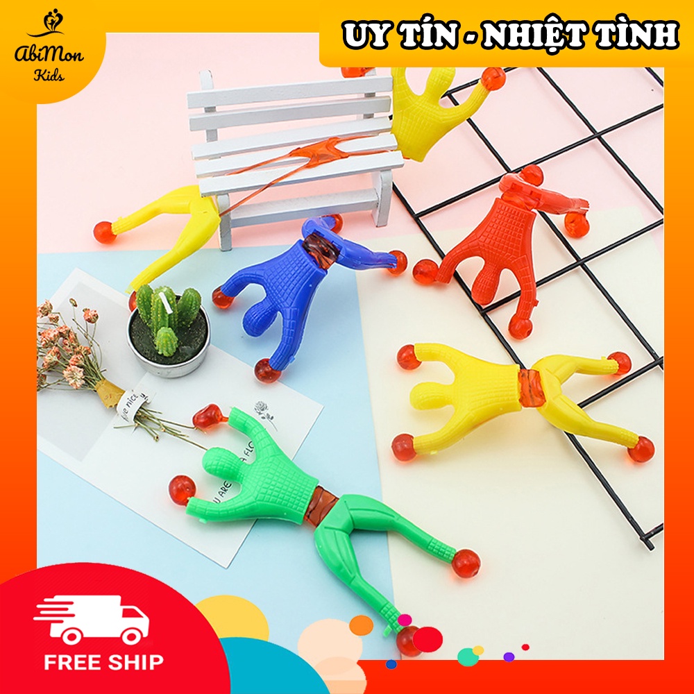 Đồ Chơi Người Nhện Dính Tường Vui Nhộn Cho Bé ☘️ Montessori cao cấp ✨ Đồ chơi Giáo Dục - An toàn - Thông minh