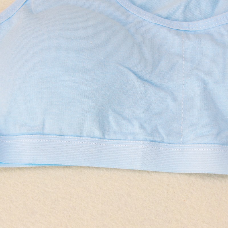 Áo Ngực Cotton Không Gọng Phong Cách Thể Thao Cho Bé Gái