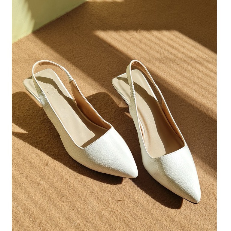 OLV - Giày Chalk Mary Slingback Pumps