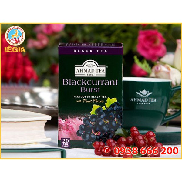 Trà AHMAD Nho Đen 40G (BLACKCURTANT BURST TEA) ( Hộp và túi lẻ)