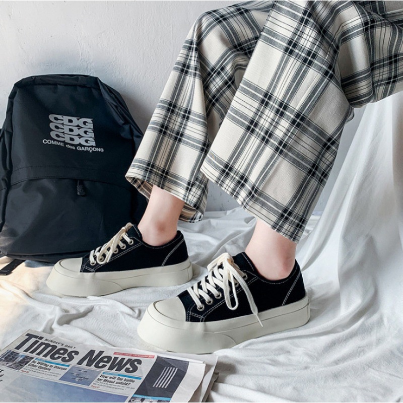 Giày Nữ Basic Trơn Siêu Đẹp 2 Mầu