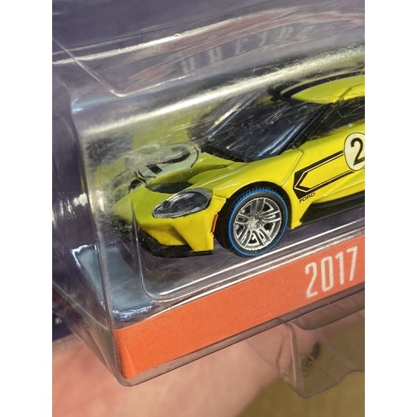 Xe mô hình GreenLight 2017 Ford GT hiếm, BÁNH CAO SU heritage Green Light