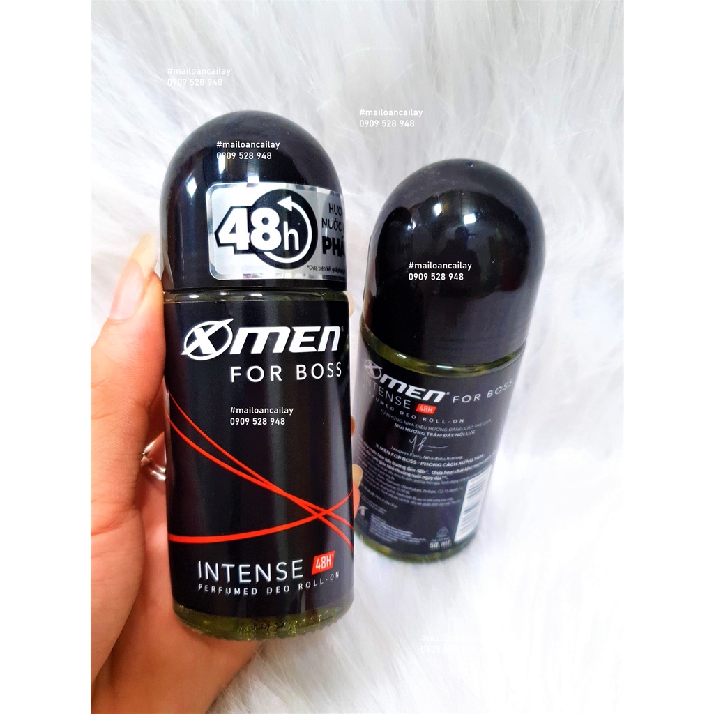Lăn khử mùi Xmen For-Bos Intense Sọc Đỏ 50ml