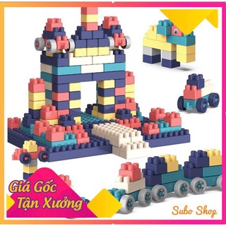 Bộ lego ghép hình 520 chi tiết siêu trí tuệ cho bé yêu - đồ chơi xếp hình lego có hộp đựng cho bé sáng tạo