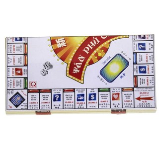 Bộ trò chơi cờ tỷ phú Mica cỡ lớn Made In Việt Nam (Dạy làm giàu)