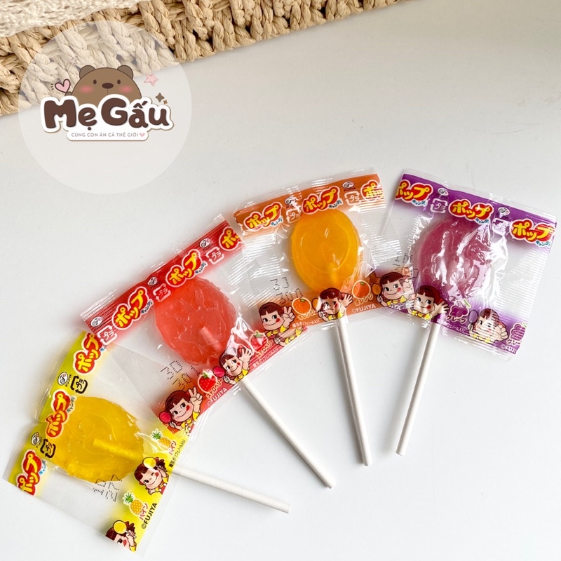 Kẹo Mút Trái Cây Không Sâu Răng Pop Candy | Kẹo Mút Nhật Bản 21 Cây