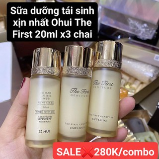 Sữa Dưỡng Ohui tái sinh tinh chất vàng se khít lỗ chân lông 20ml