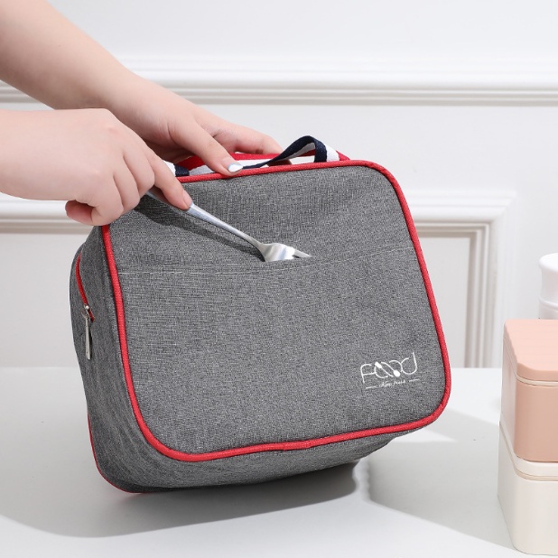 Túi đựng cơm văn phòng tiện dụng thời trang, túi đựng đồ đa năng, có lớp giữ nhiệt