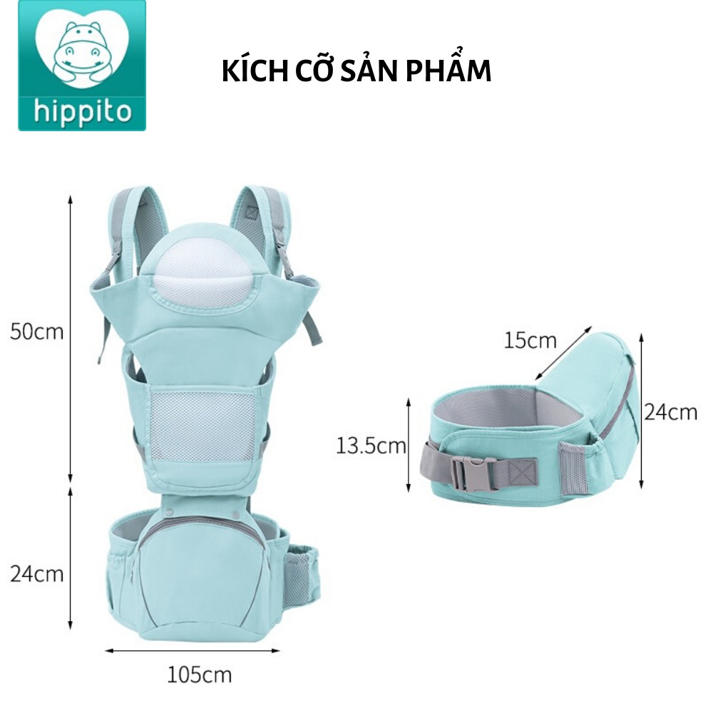 Địu Ngồi Đa Năng Cao Cấp Hippito