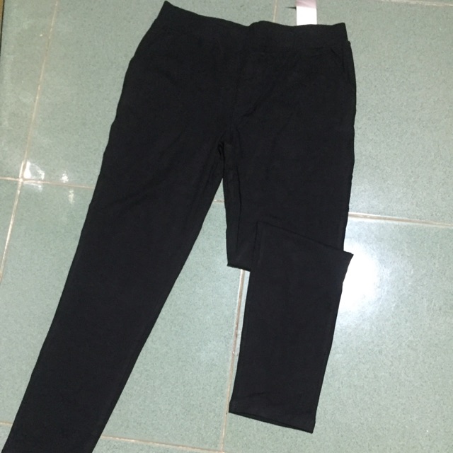 Quần dài nữ- quần thun cotton, màu đen cho các chị em trung niên