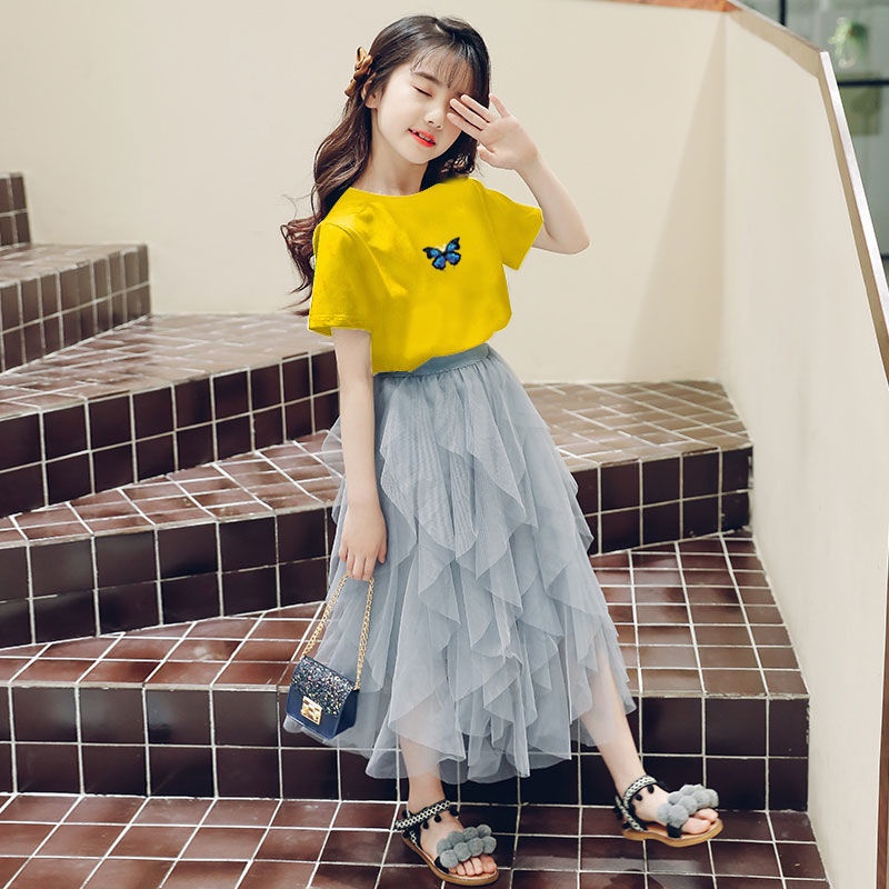 Set Váy Công Chúa Thiết Kế Mới Thời Trang Mùa Hè 2022 Dành Cho Bé Gái