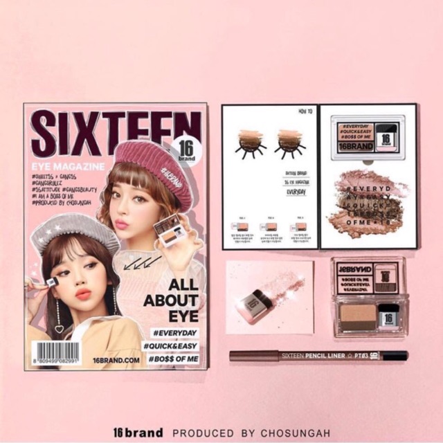 Phấn mắt 16 Brand Sixteen Eye Magazine All About Eye