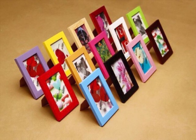 Khung ảnh gỗ trơn trang trí size 13cm x 18cm