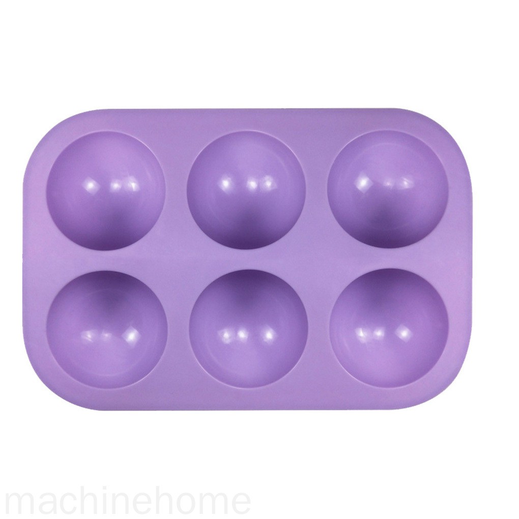 Khuôn Silicone Làm Bánh 6 Ô Tiện Lợi