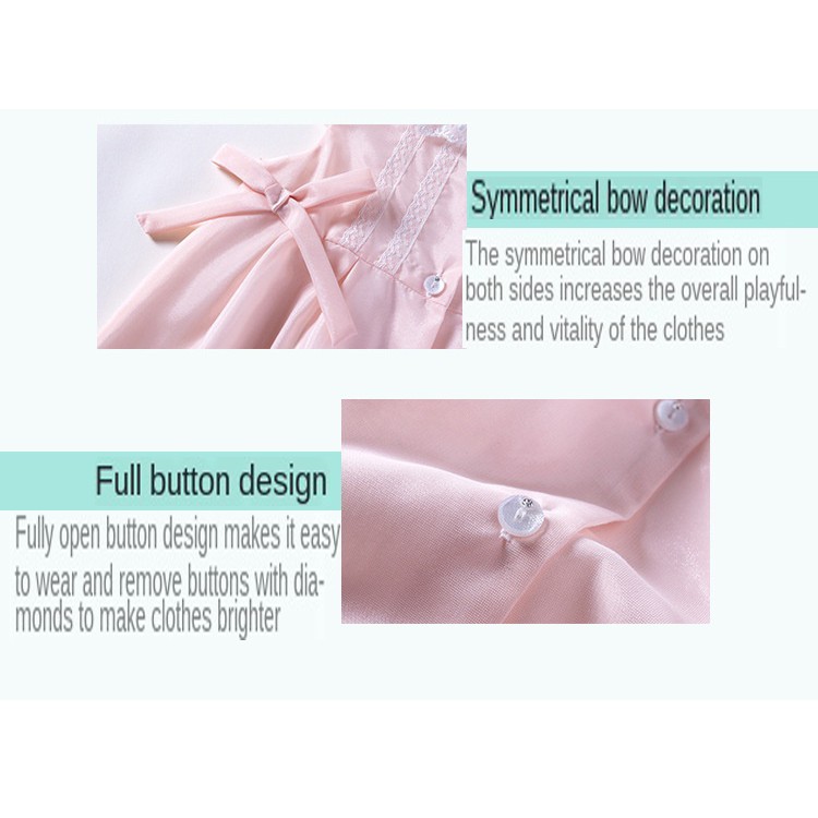 Áo Liền Quần Tay Ngắn Cho Bé Gái