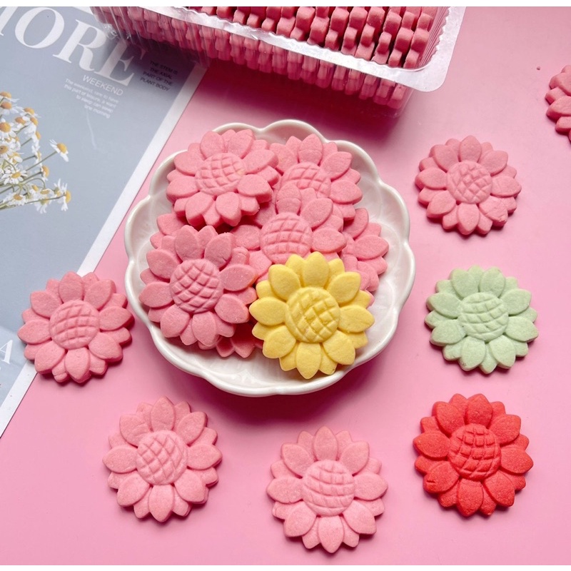 bánh oreo không nhân hoa hướng dương gói 220gam