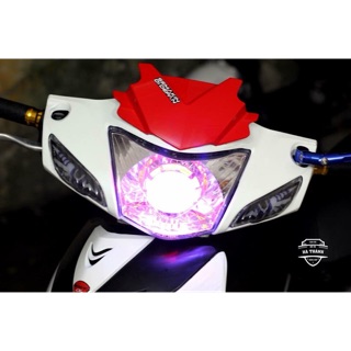 Combo Gương Cầu và Led audi cho Wave