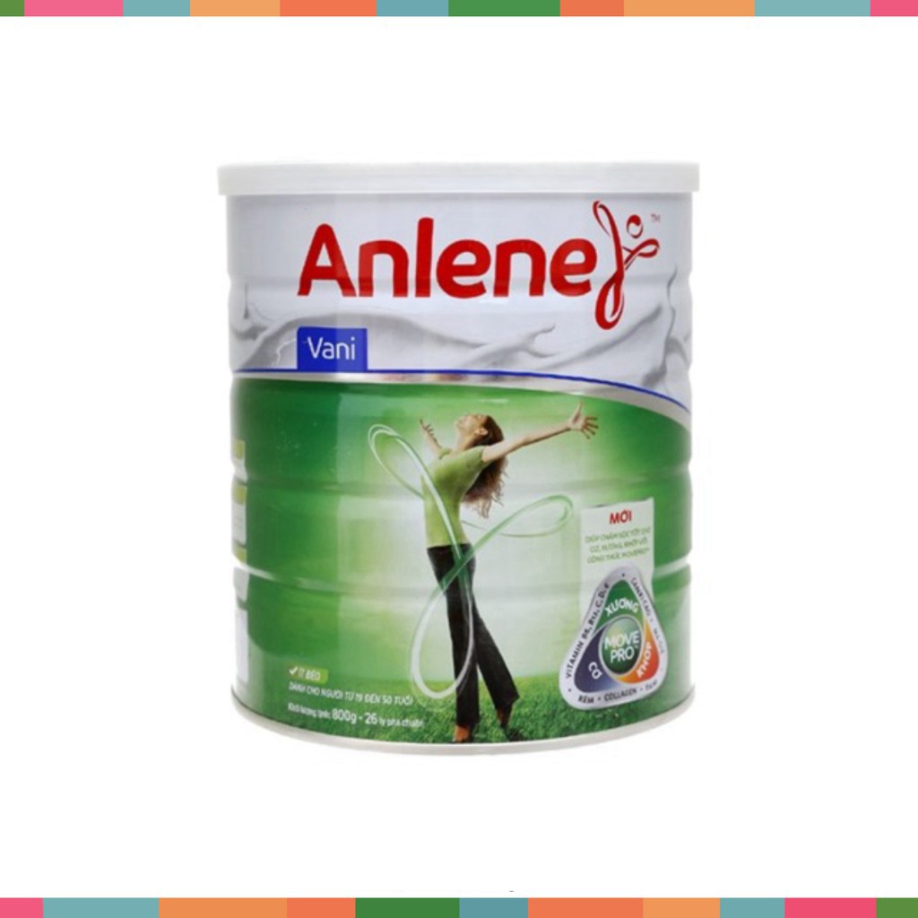 Sữa bột Anlene Movepro 800g cho người từ 19-45 tuổi