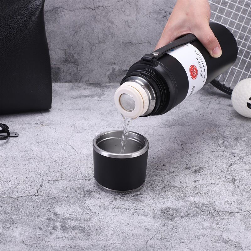 Bình Giữ Nhiệt TRANCY dung tích 1000ml Cao Cấp Bình Đựng Nước Có Nắp Làm Cốc Inox 304 BTC09.