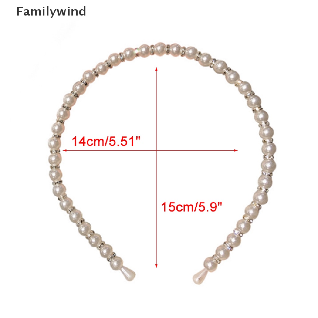 Băng Đô Cài Tóc Đính Hạt Ngọc Trai Đơn Giản Phong Cách Punk Cho Nữ