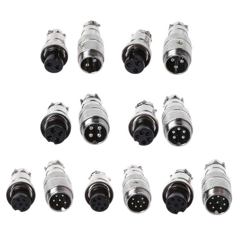 Phích Cắm Kết Nối Gx16 2 / 3 / 4 / 5 / 6 / 7 / 8 Pin