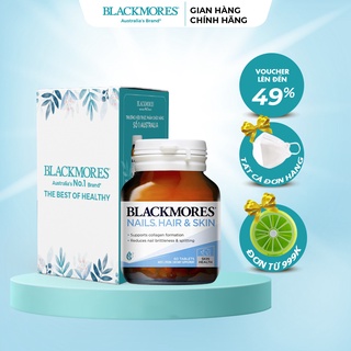 Viên uống chăm sóc tóc, da, móng Nail, Hair and Skin Blackmores Úc 60 viên HaloVN
