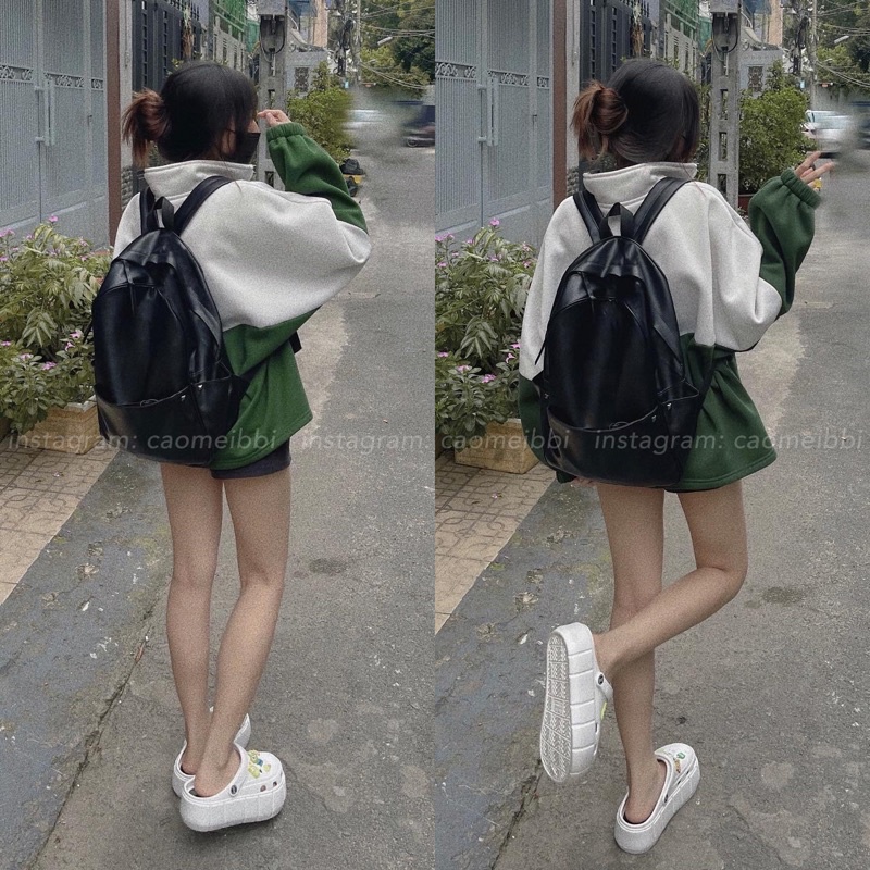 Balo Chất Da Pu Đựng Vừa Ipad, Laptop (Đi Học, Đi Làm, Couple)