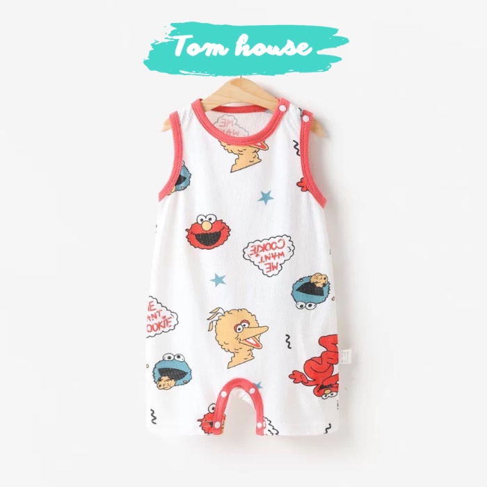 Bộ Body Hè Sát Nách Vải Thông Hơi Thấm Hút Mồ Hôi Cho Bé Trai Bé Gái 𝟏𝟕𝐁𝐃𝐃𝐔
