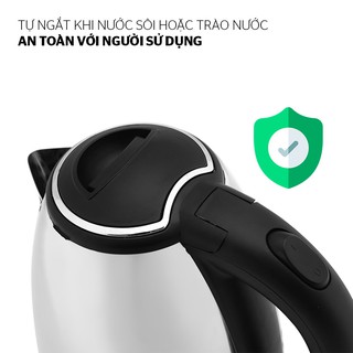 Ấm Siêu Tốc Sunhouse SHD 1182 Dung Tích 1.8L - Hàng Chính Hãng - Bảo Hành 12 Tháng