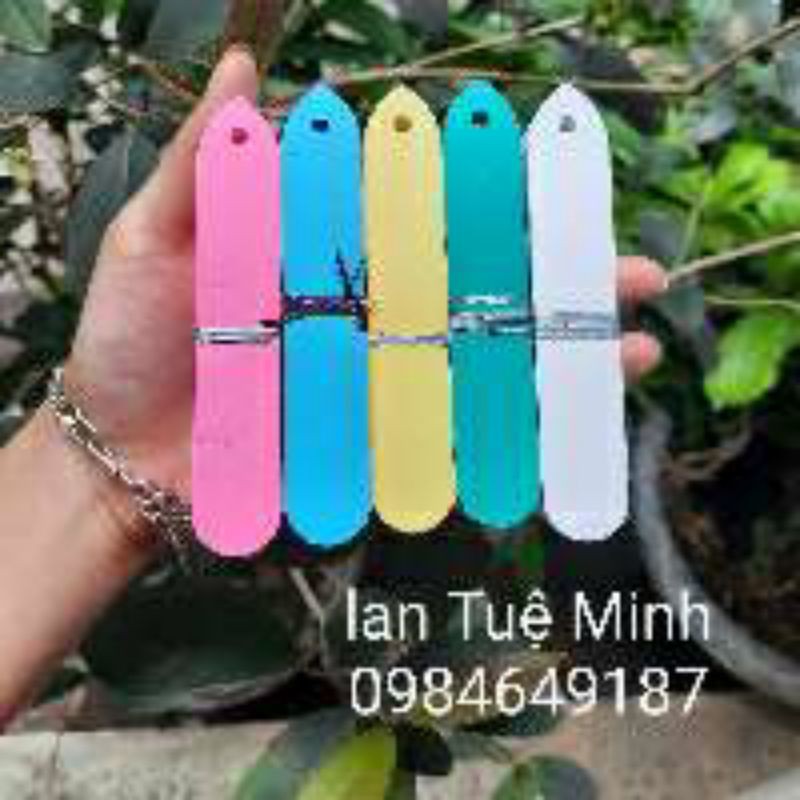 Set 4000 thẻ treo (2500 trắng, 500 hồng, 500 xanh lá, 500 xanh trời) ghi tên cây  (bù thêm 5c trắng cho khách)