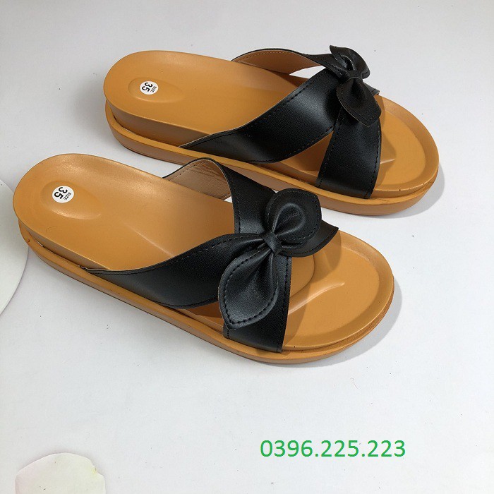 [Xả hàng dịp hè] Dép sục nữ ❤️FREESHIP❤️ dép siêu xinh thắt nơ đế cao 4cm