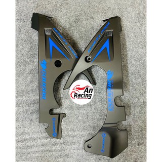 Mỏ cày dành cho xe exciter 150 đen chữ xanh