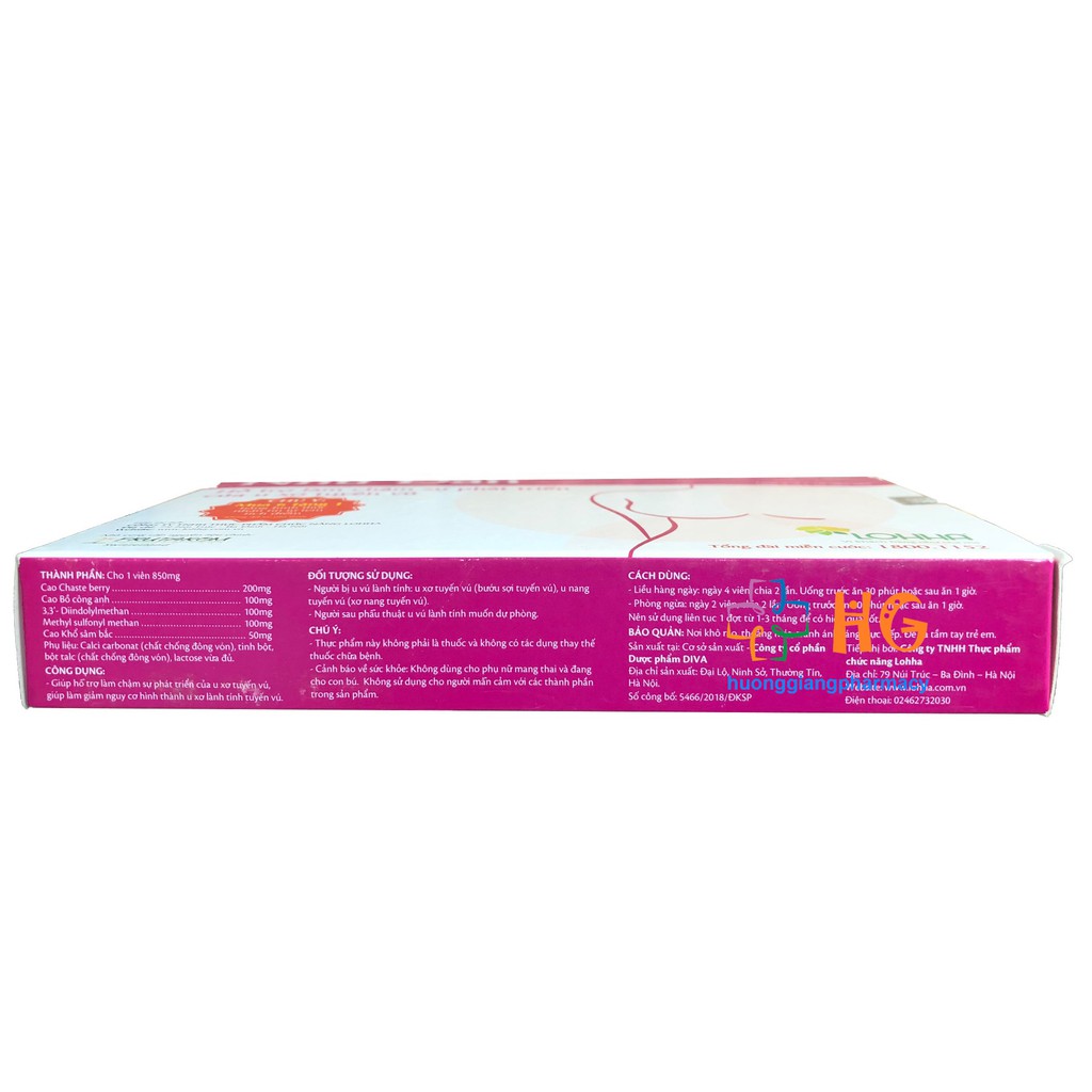 Nhũ Đan - Hỗ trợ làm chậm sự phát triển của u xơ tuyến vú (Hộp 20 Viên)