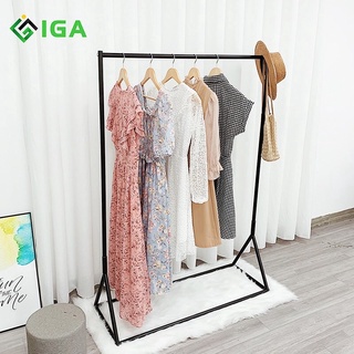 Giá treo quần áo IGA single chữ Y màu đen phong cách hiện đại - GM01