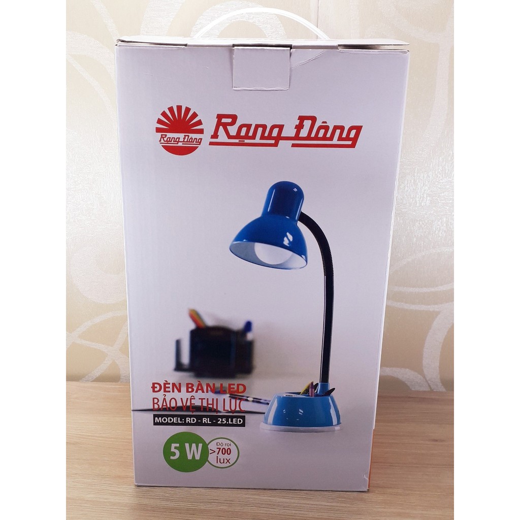 Đèn bàn, đèn học chống cận Rạng Đông model RD-RL-25.LED tốt cho mắt